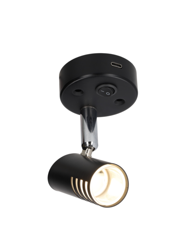 H.A.B.A. Lanciano Reflektor Natynkowy Czarny