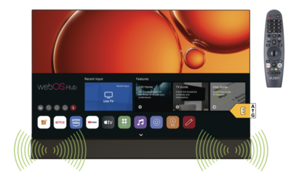 ALDEN TV SMARTWIDE 24" WEBOS