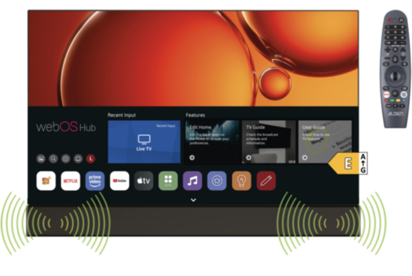 ALDEN TV SMARTWIDE 27" WEBOS